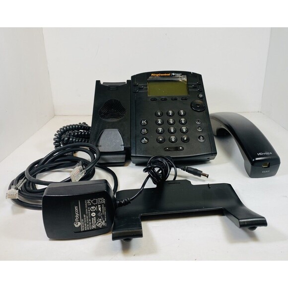 Polycom VVX 310 VoIP IP Phone & Stand AS IS VVX310 - Picture 2 of 10